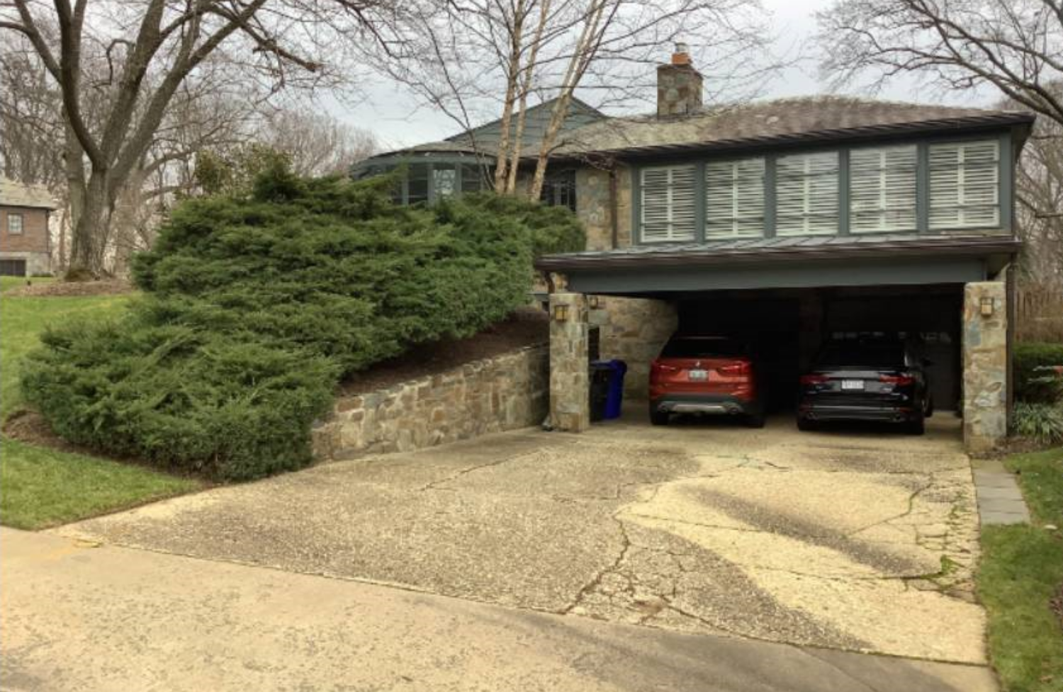 Before: Restored exposed driveway — Golden Master project